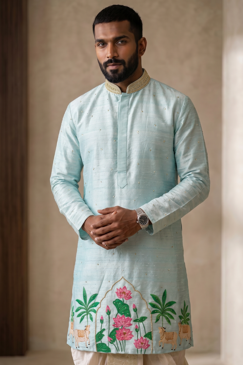 hand painted kurta