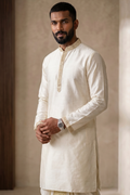cream kurta set