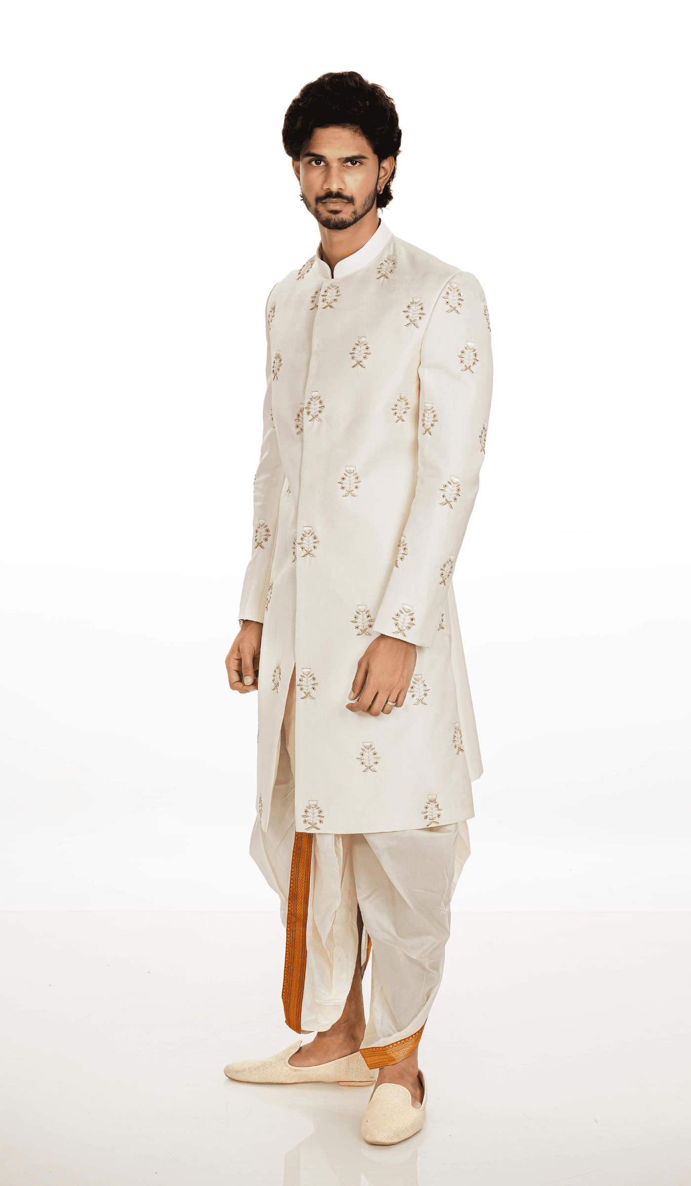 Pattu Sherwani set