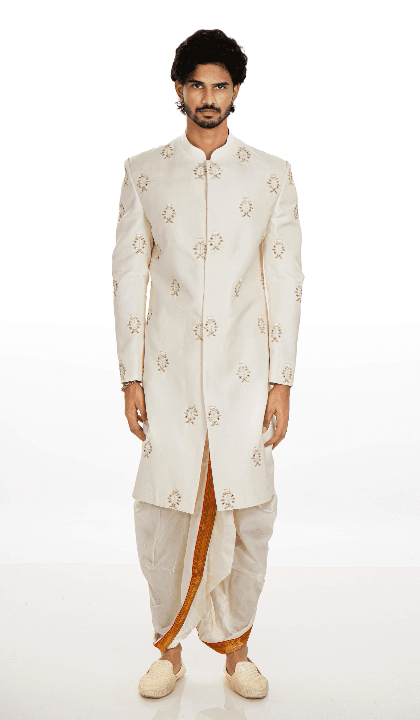 Pattu Sherwani set